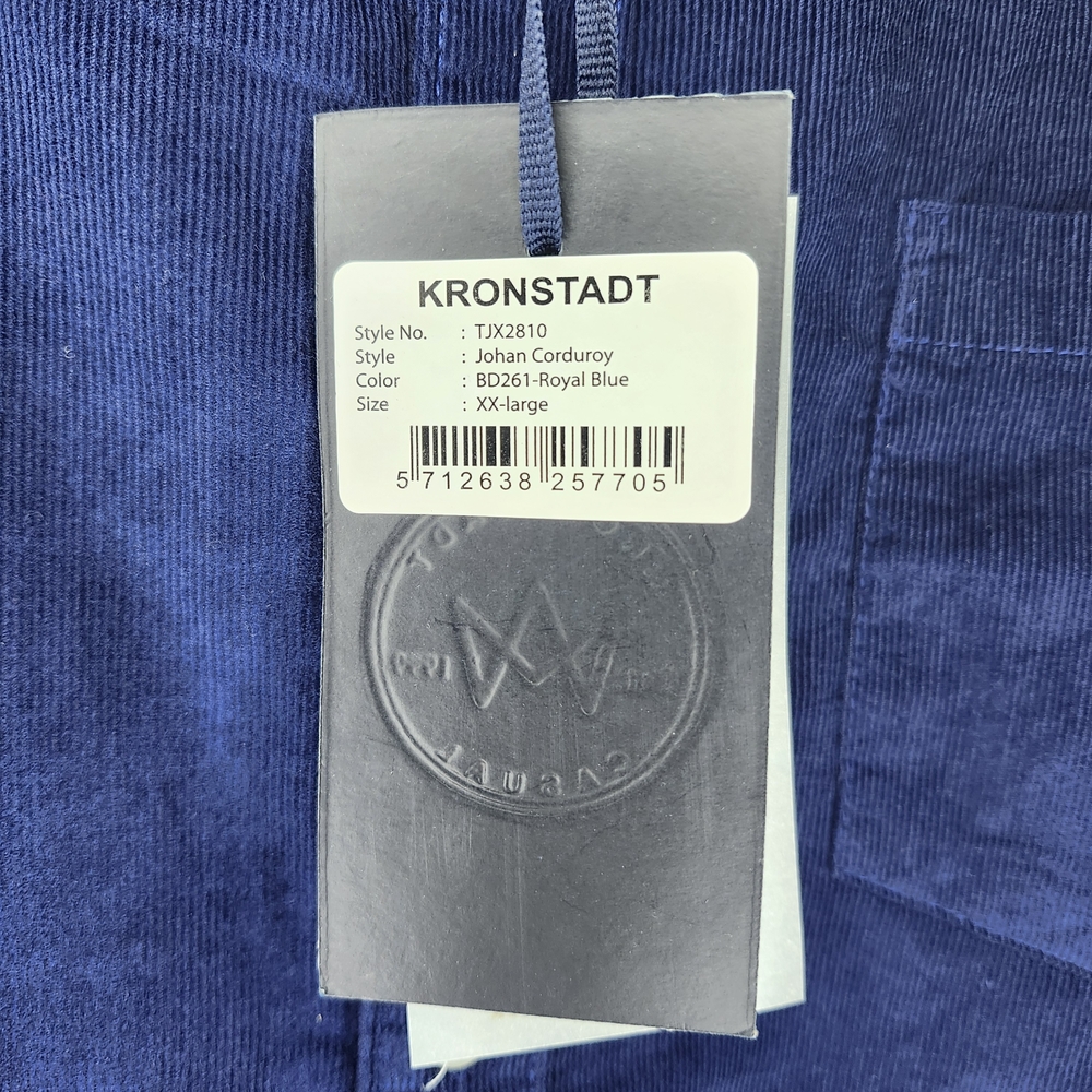 🆕️ KRONSTADT Navy Corduroy Button-Down - XXLarge - Picture 4 of 5
